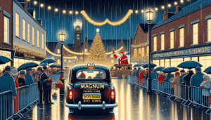 "Highlights from Burslem's Christmas Light Switch-On: Festive Cheer Despite the Rain"